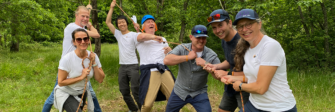 The OCG team taking part in a joint team-building activity during the 2025 team days in Opatija, Croatia