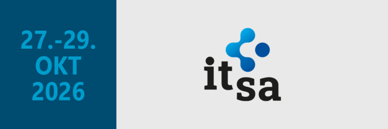 Header für Beitrag inkl. Datum und Logo it-sa