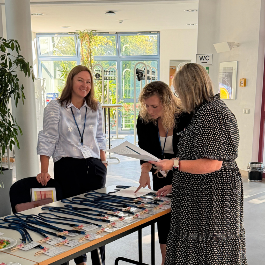 Preparation of participant documentation and name badges for the 17th Security & Efficiency Summit 2026 in Erding