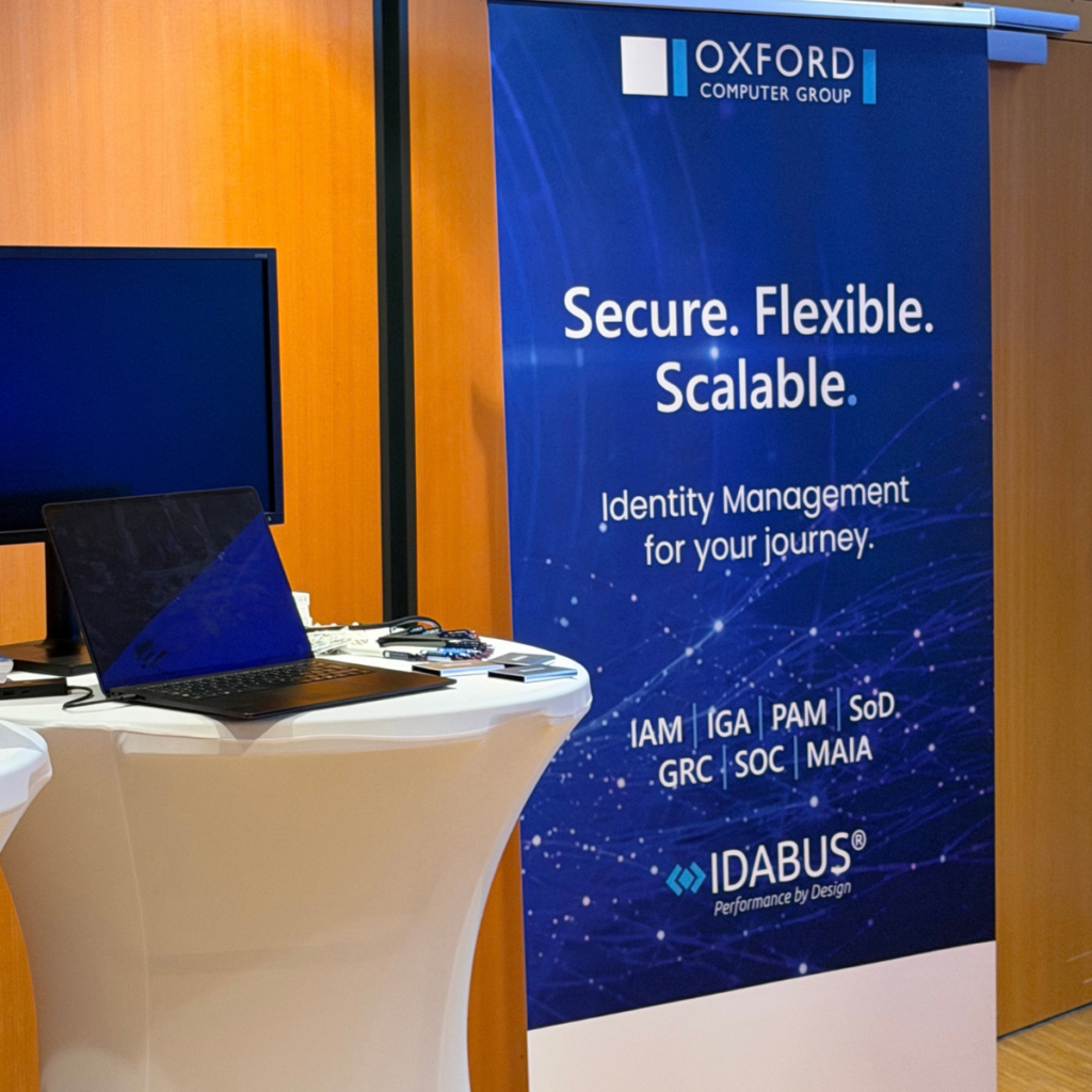 OCG and IDABUS information stand on IAM, IGA and PAM at the Security & Efficiency Summit 2026